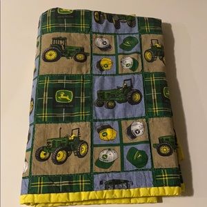 John Deere baby quilt blanket